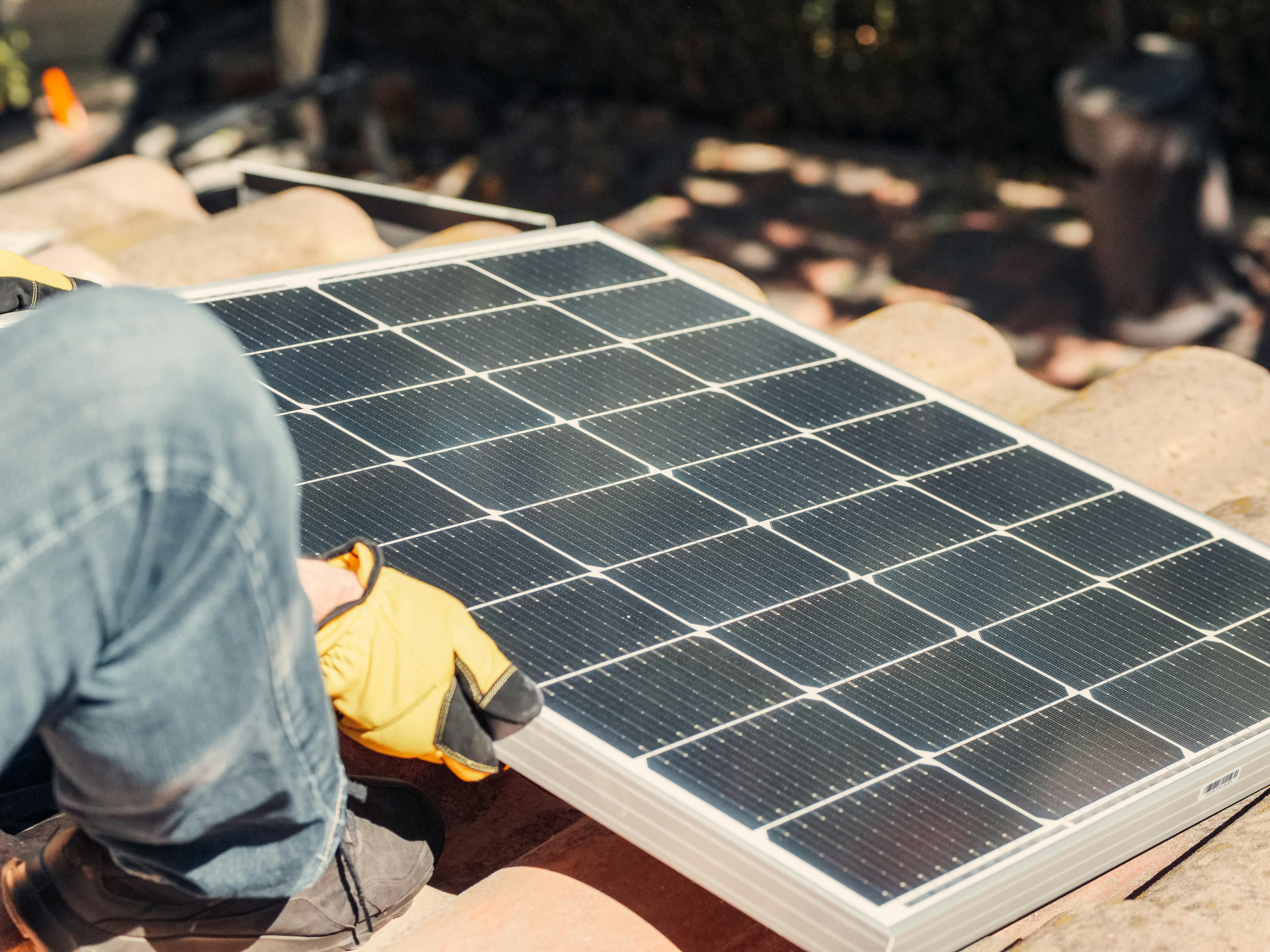 Solar panel maintenance